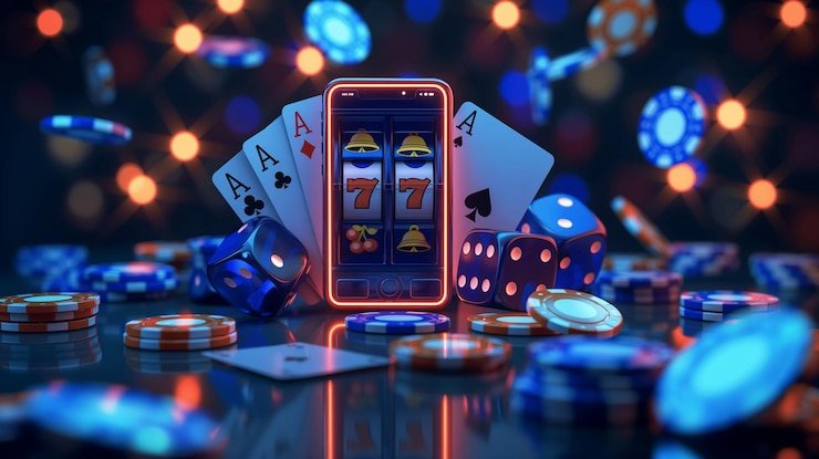 Para pemain bulu tangkis profesional berlaga di arena bertabur lampu